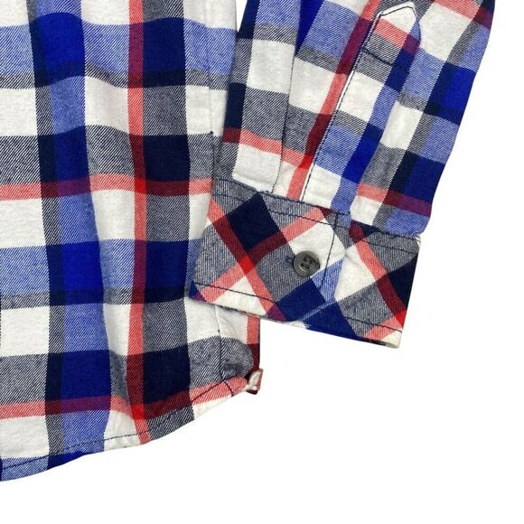Dip Boys Fannel Plaid Button Down Size Large 12-14 - Picture 4 of 4